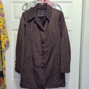Sonoma Brown Trench Coat‎ Size M